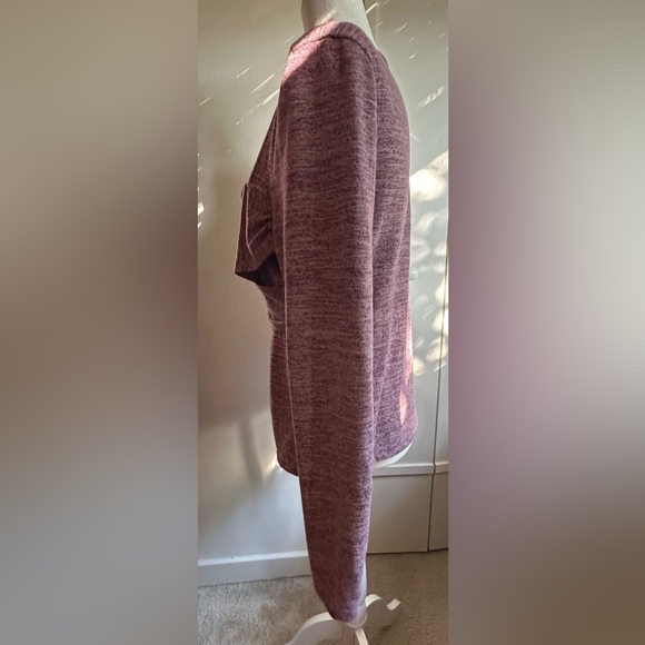 SHEIN purple color long sleeve sweetheart neckline in the front blouse- 2XL NWT - Picture 5 of 6